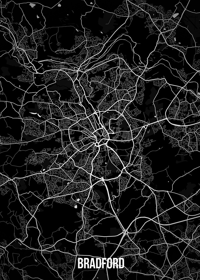 Bradford dark map