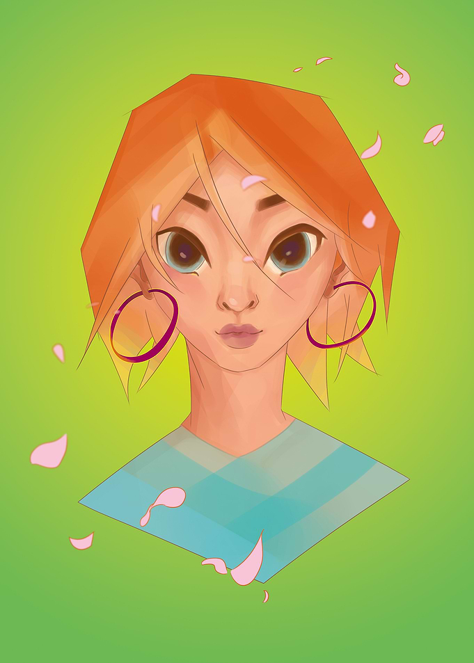 Cherry Blossom Portrait