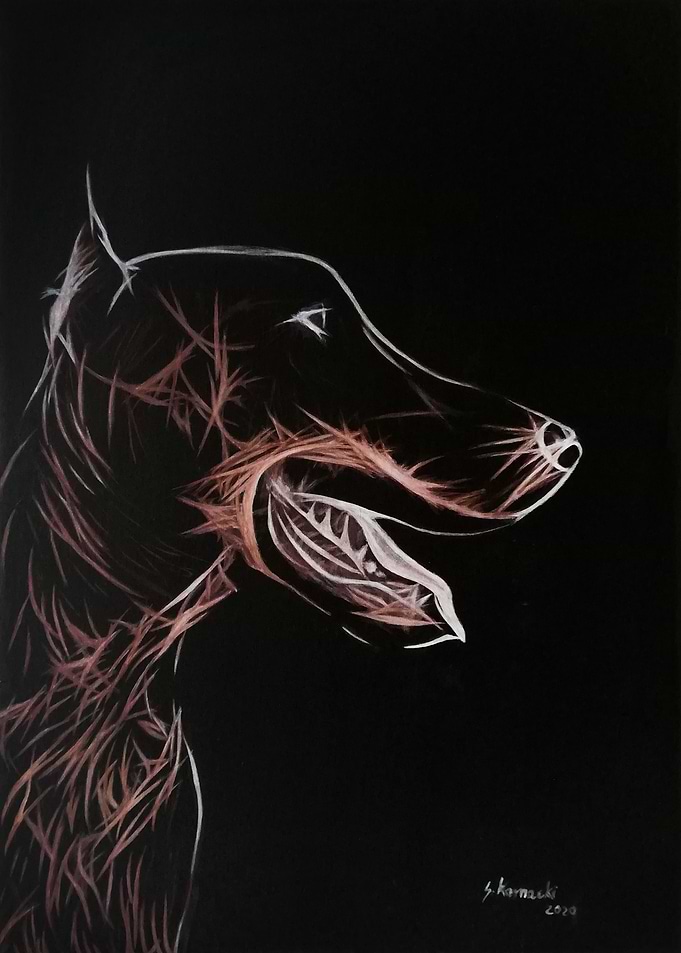 Dog Print For Gift