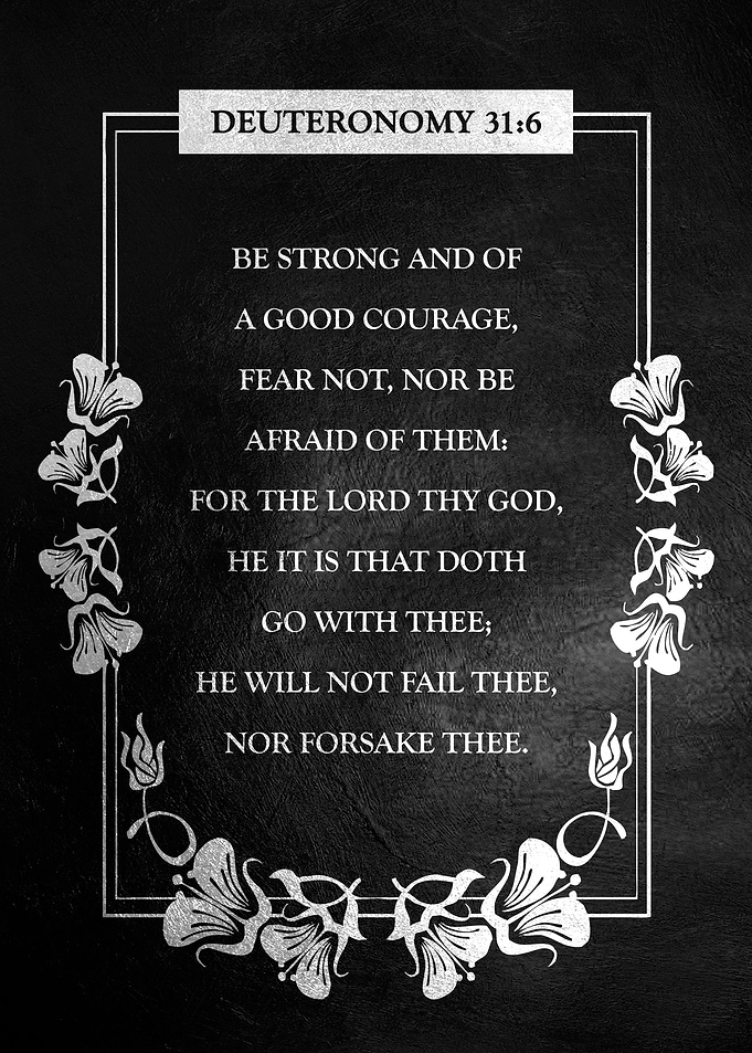 Deuteronomy 31 6