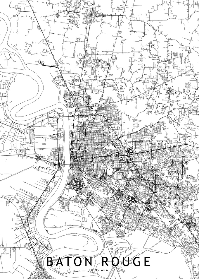 Baton Rouge Map