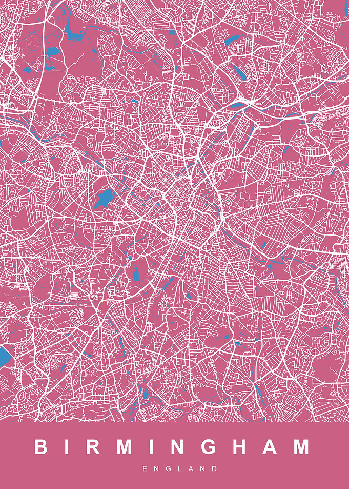BIRMINGHAM City Map UK
