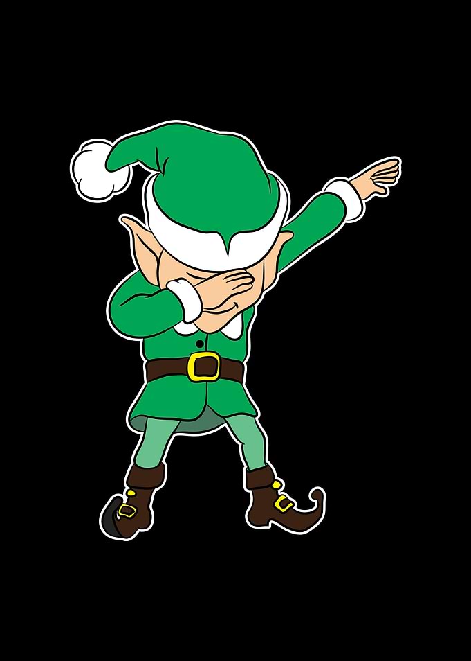 Merry christmas dab Santa