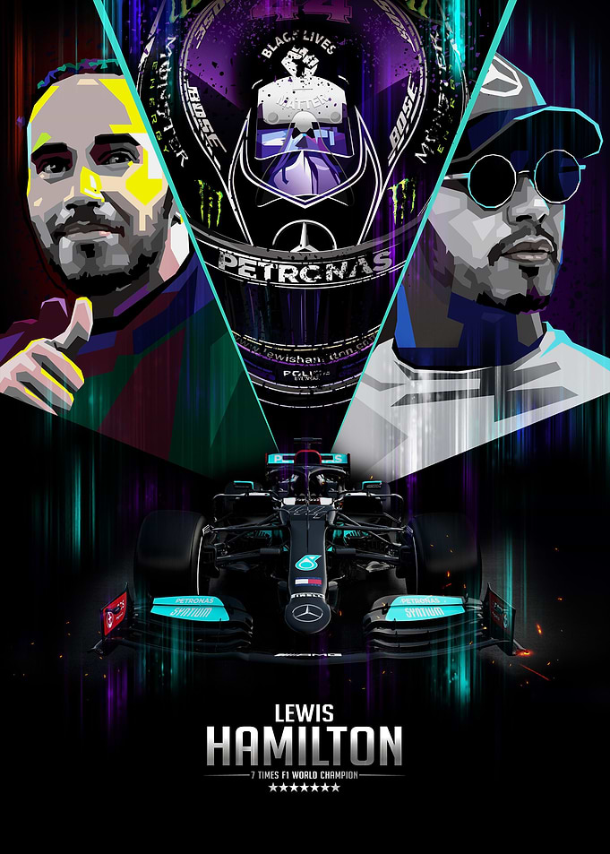 Lewis Hamilton PopArt