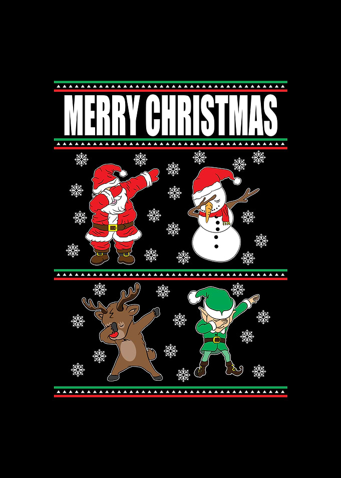 Merry christmas dab Santa