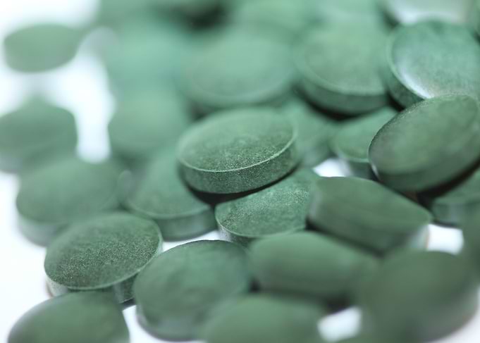 Spirulina platensis pills