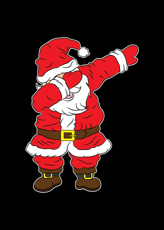 Merry christmas dab Santa