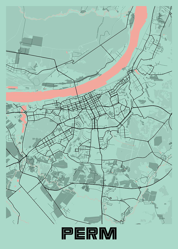 Perm Peony City Map