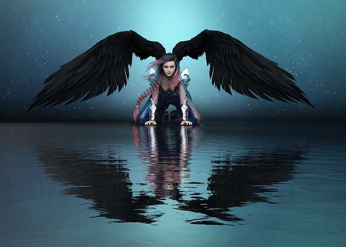 Dark Angel Woman
