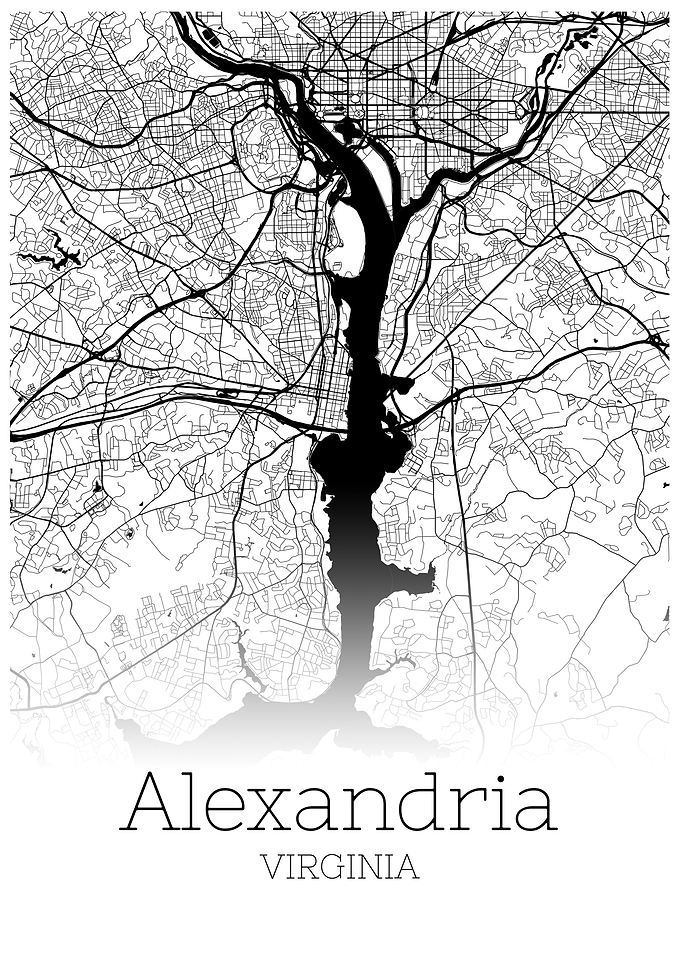 Alexandria Virginia map