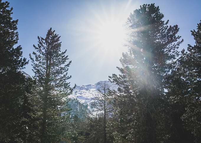 Sun in the Mountains