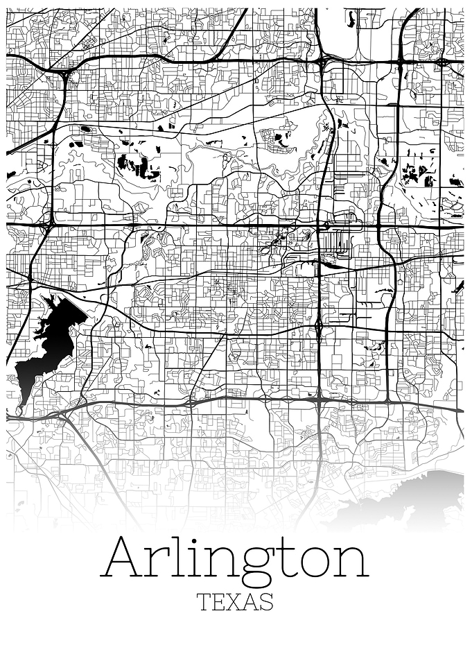 Arlington Texas city map