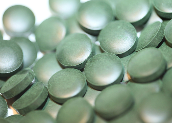 Spirulina platensis pills