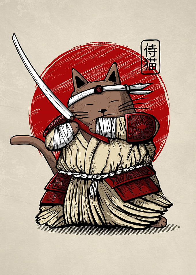 Samurai cat