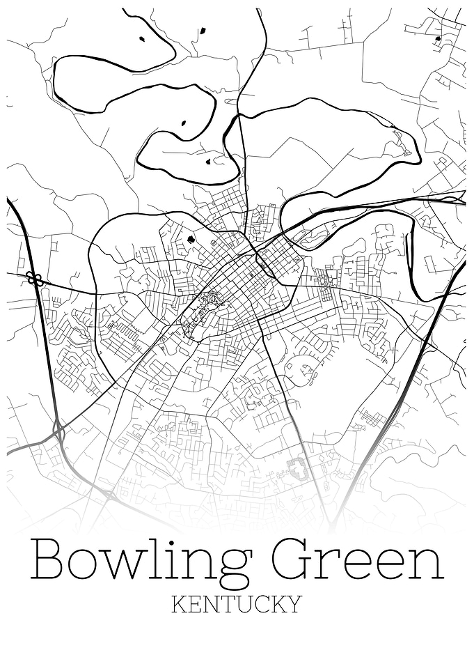 Bowling Green Kentucky map