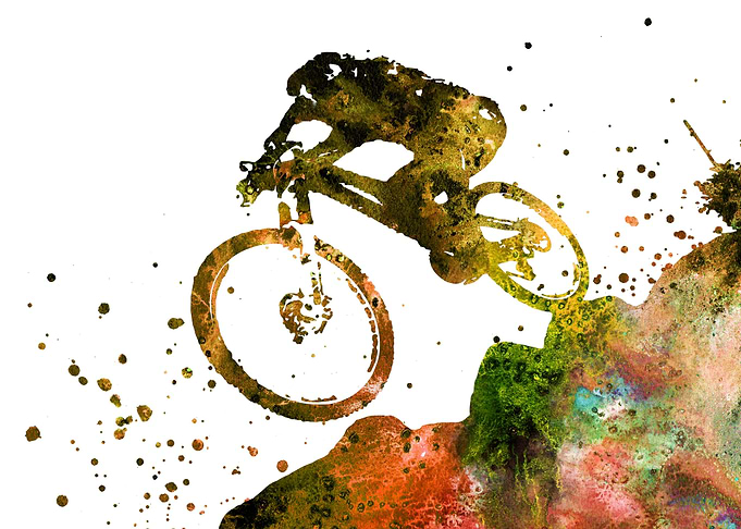 Downhill mountain biking