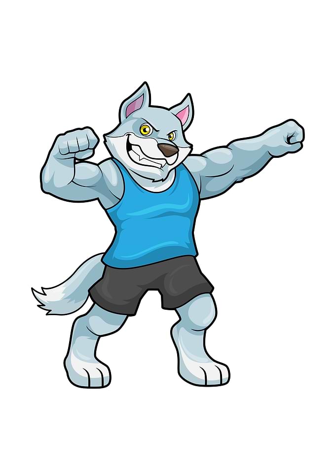 Wolf Bodybuilding Muscles