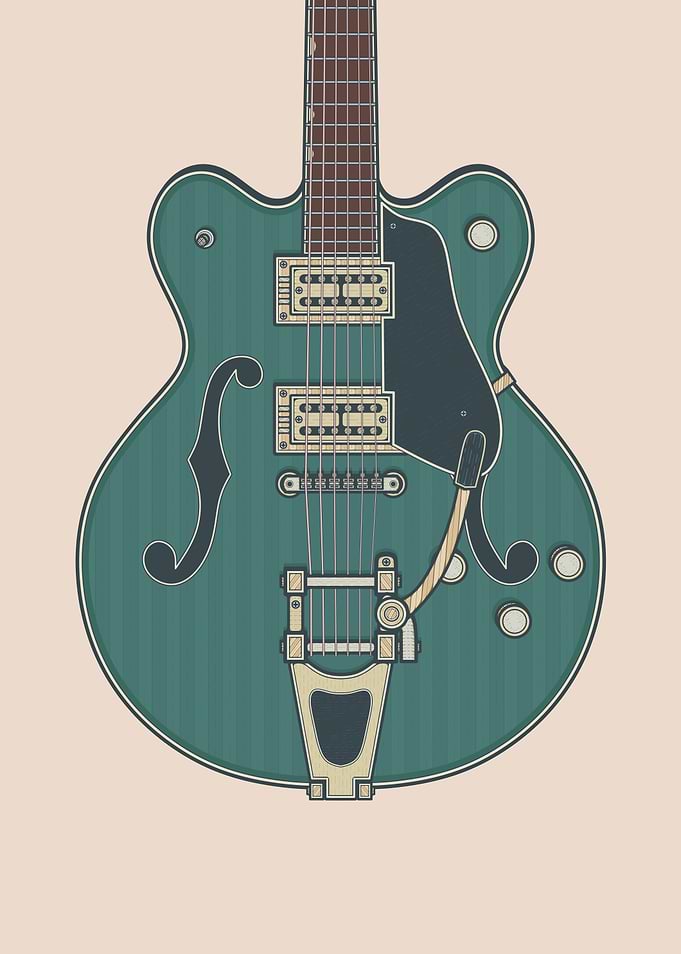 Deluxe Hollow Body Guitar