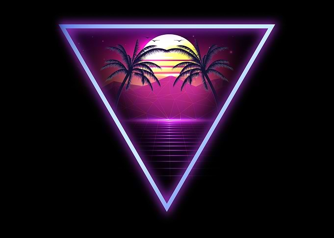 Vaporwave Aesthetic Wave