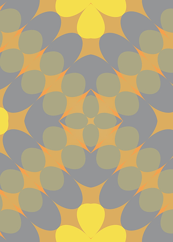 Geometric yellow + gray 8