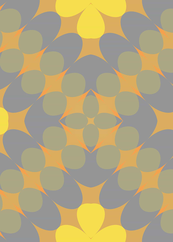 Geometric yellow + gray 8