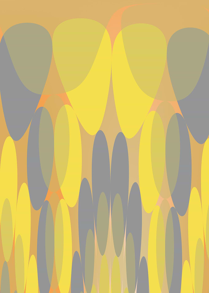 Geometric yellow + gray 2