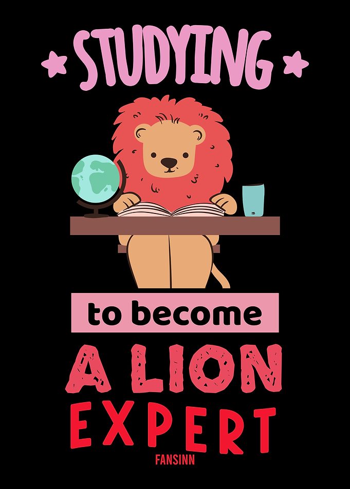 Child lion baby learning s