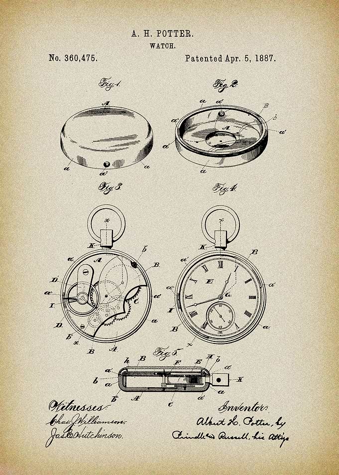Watch patent