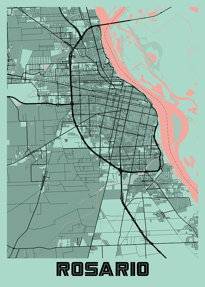 Rosario Peony City Map
