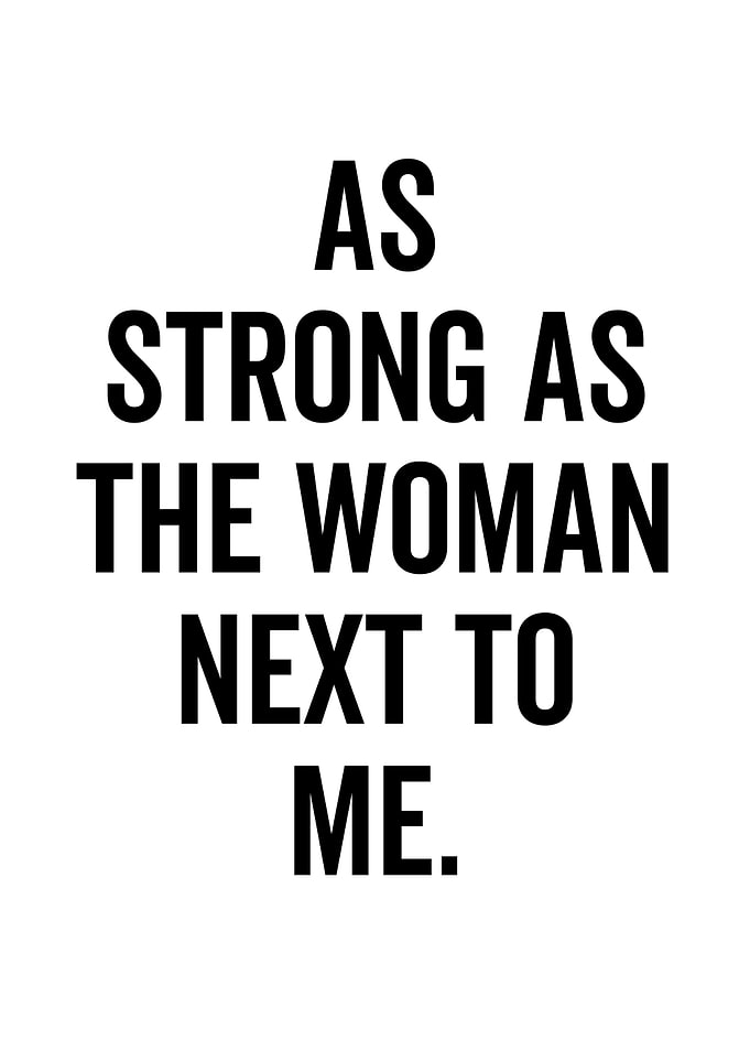 As Strong As The Woman