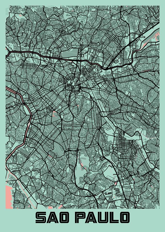 Sao Paulo Peony City Map