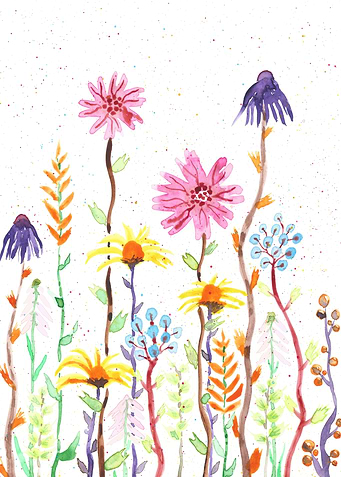 Delicate wildflowers
