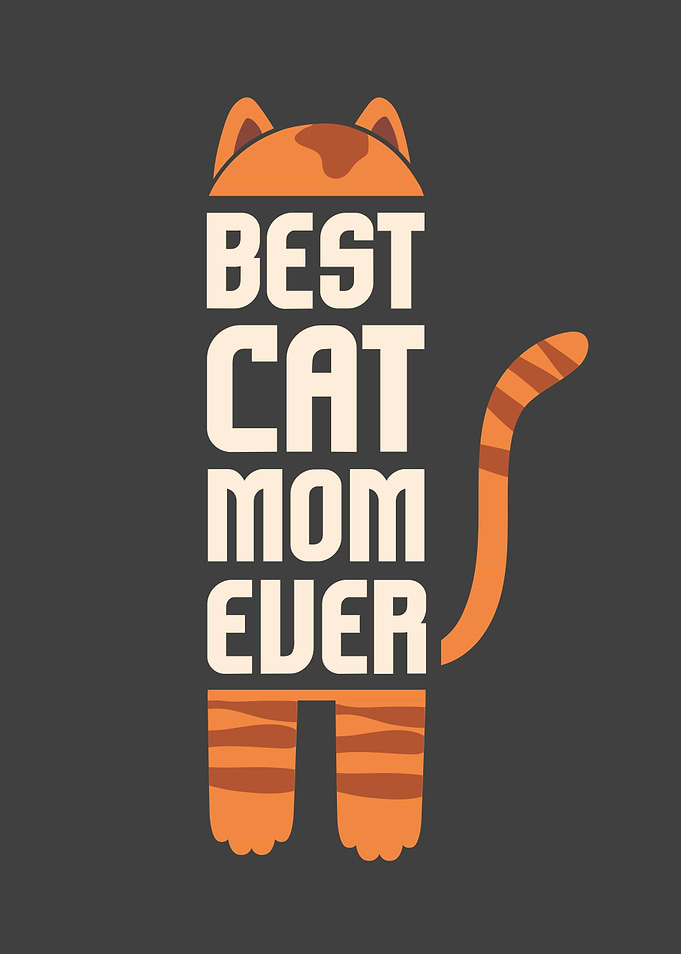 Vintage Best Cat Mom Ever