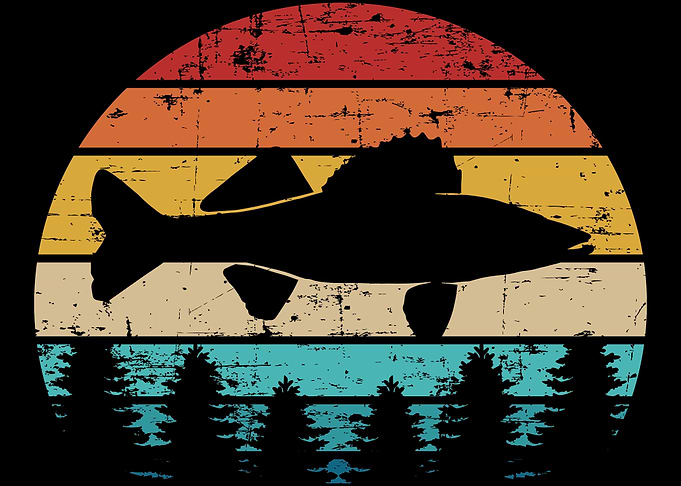 Walleye vintage retro