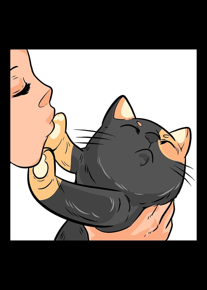 Hug Funny Cat Owner Gift