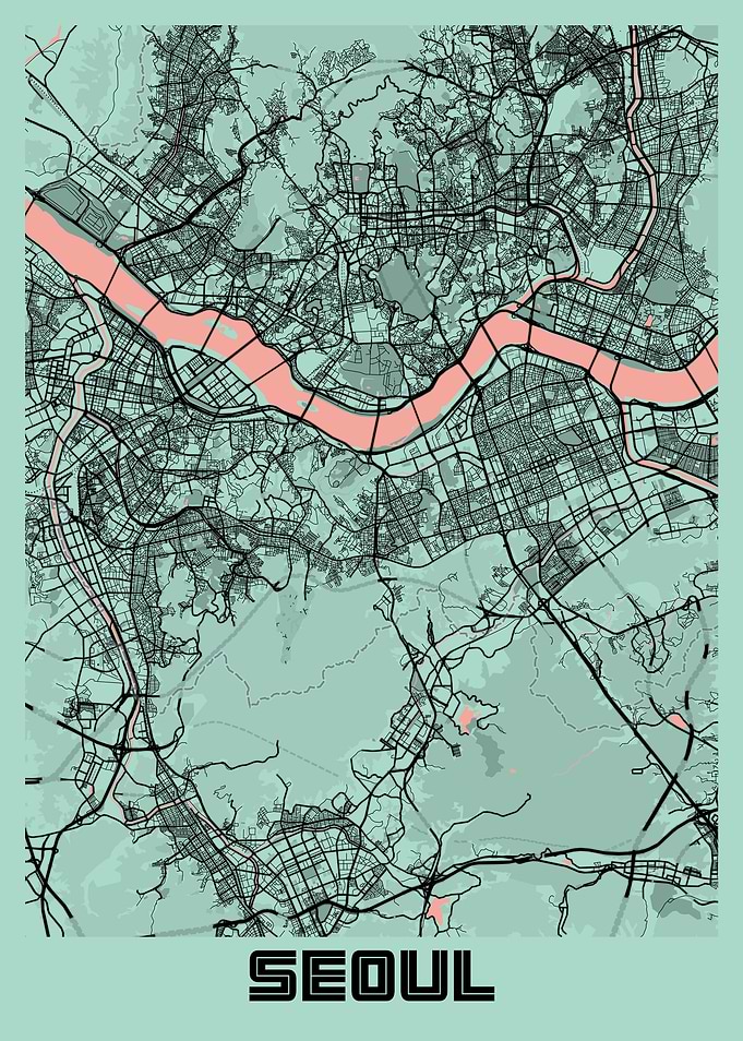 Seoul Peony City Map