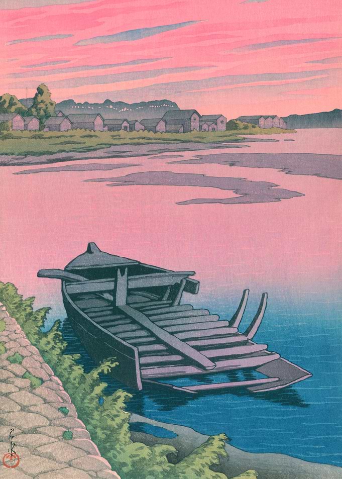 Dusk At Tsuchizaki Akita