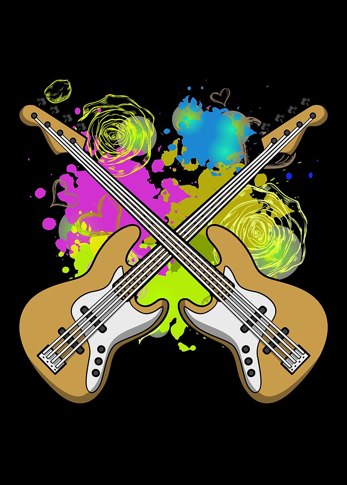 Bass Guitar Player Bassist