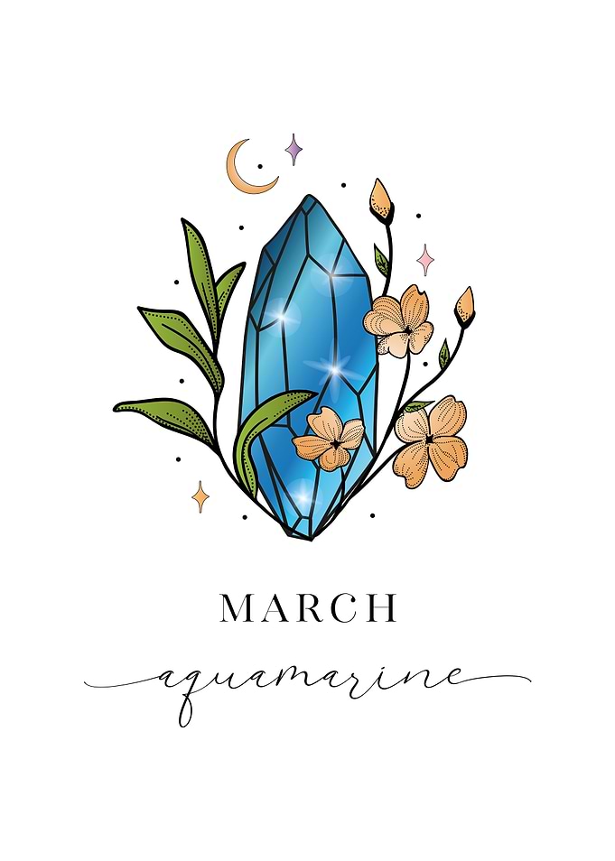 March Aquamarine