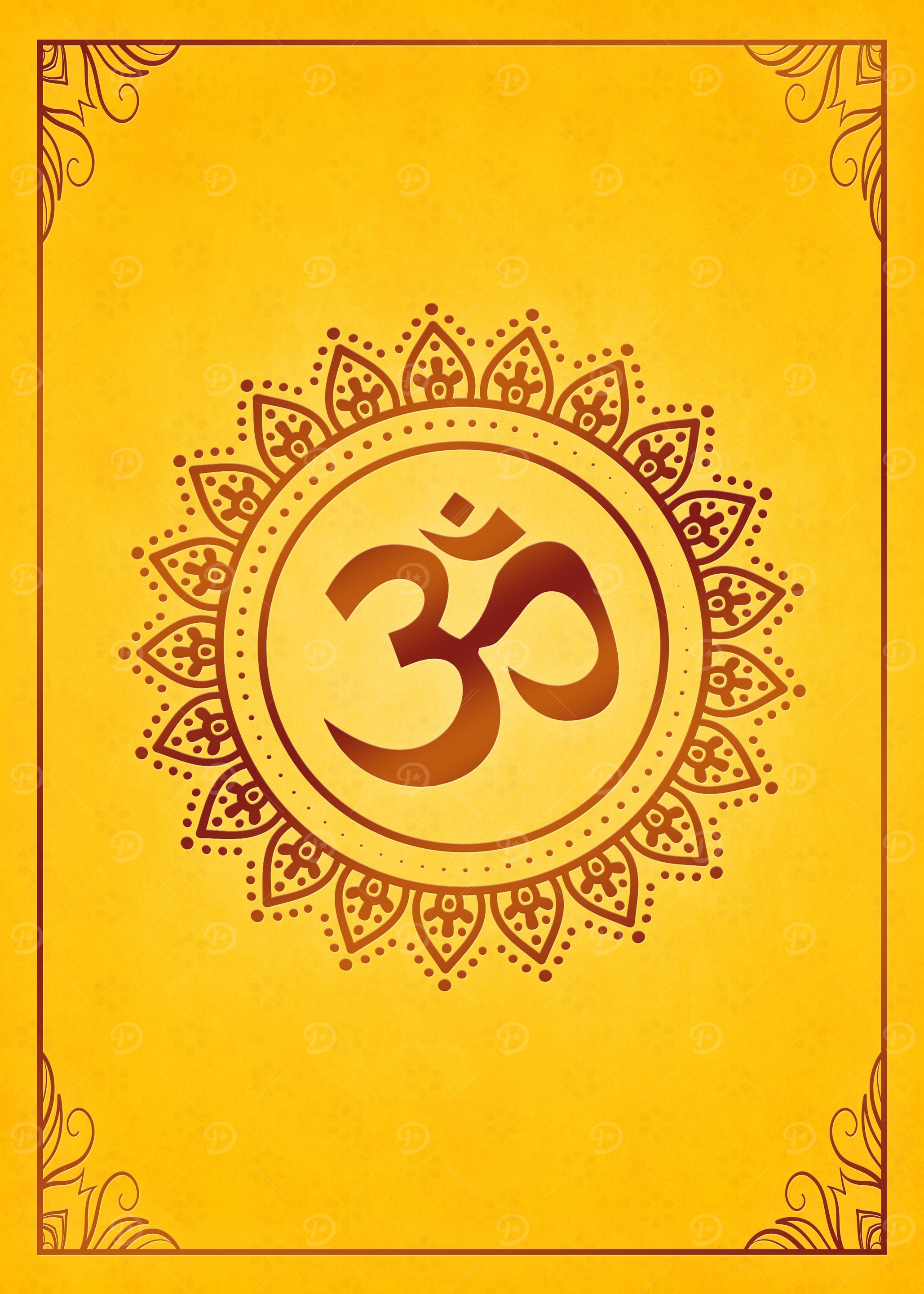 Hindu Ohm Symbol Bronze
