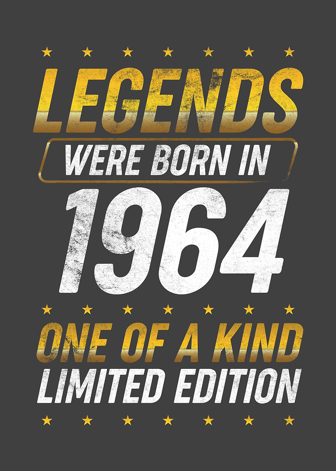 Legends were born in 1964