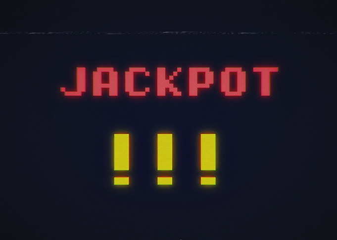 Retro vibin VHS text jackp