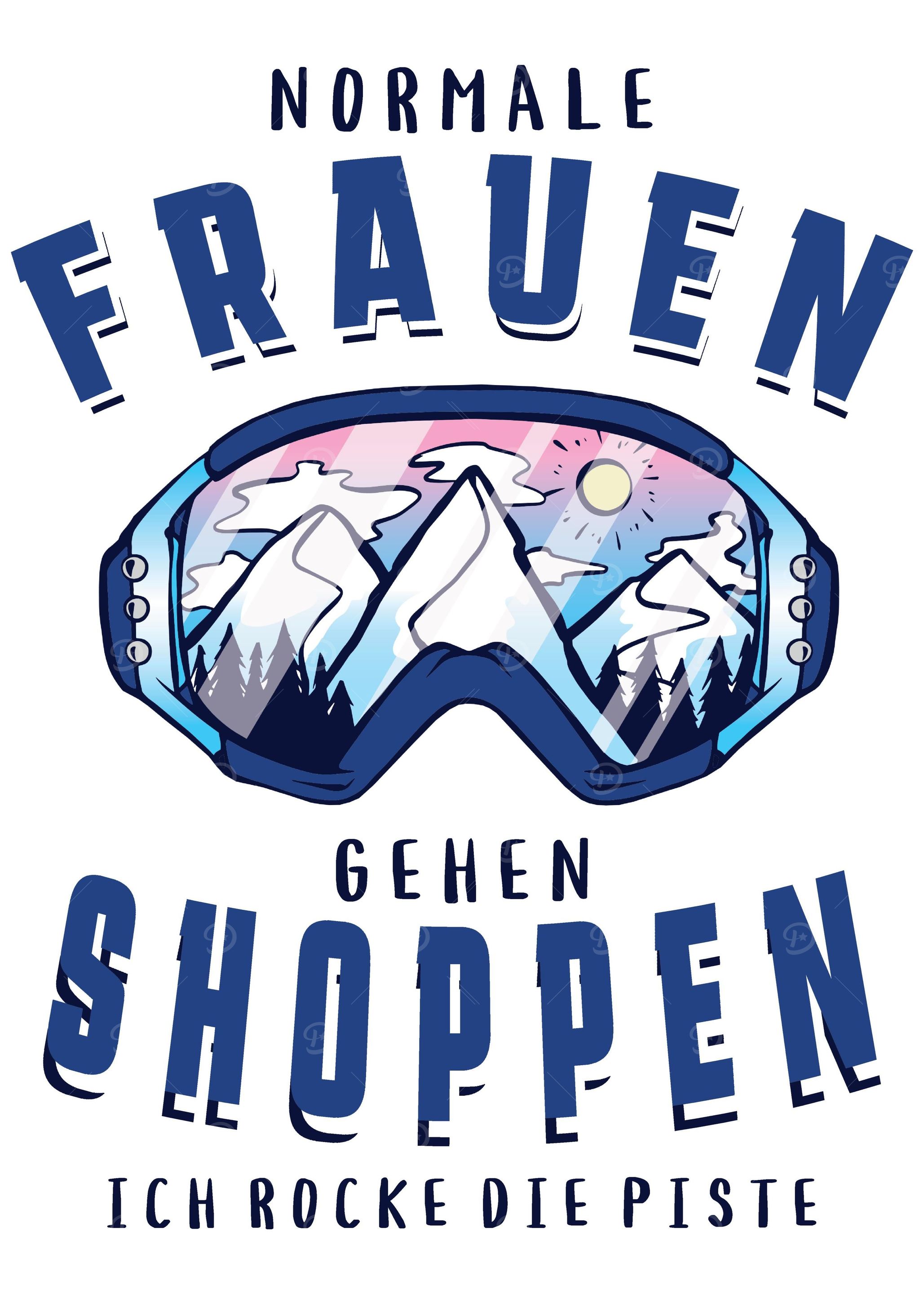 Perfekter Ski Spruch