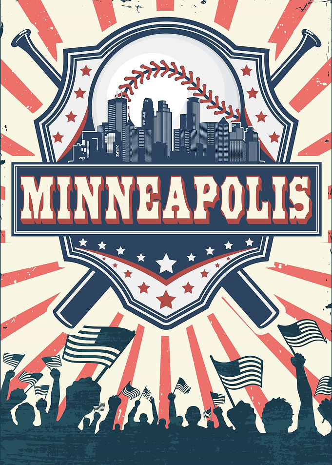 Retro Minneapolis Baseball