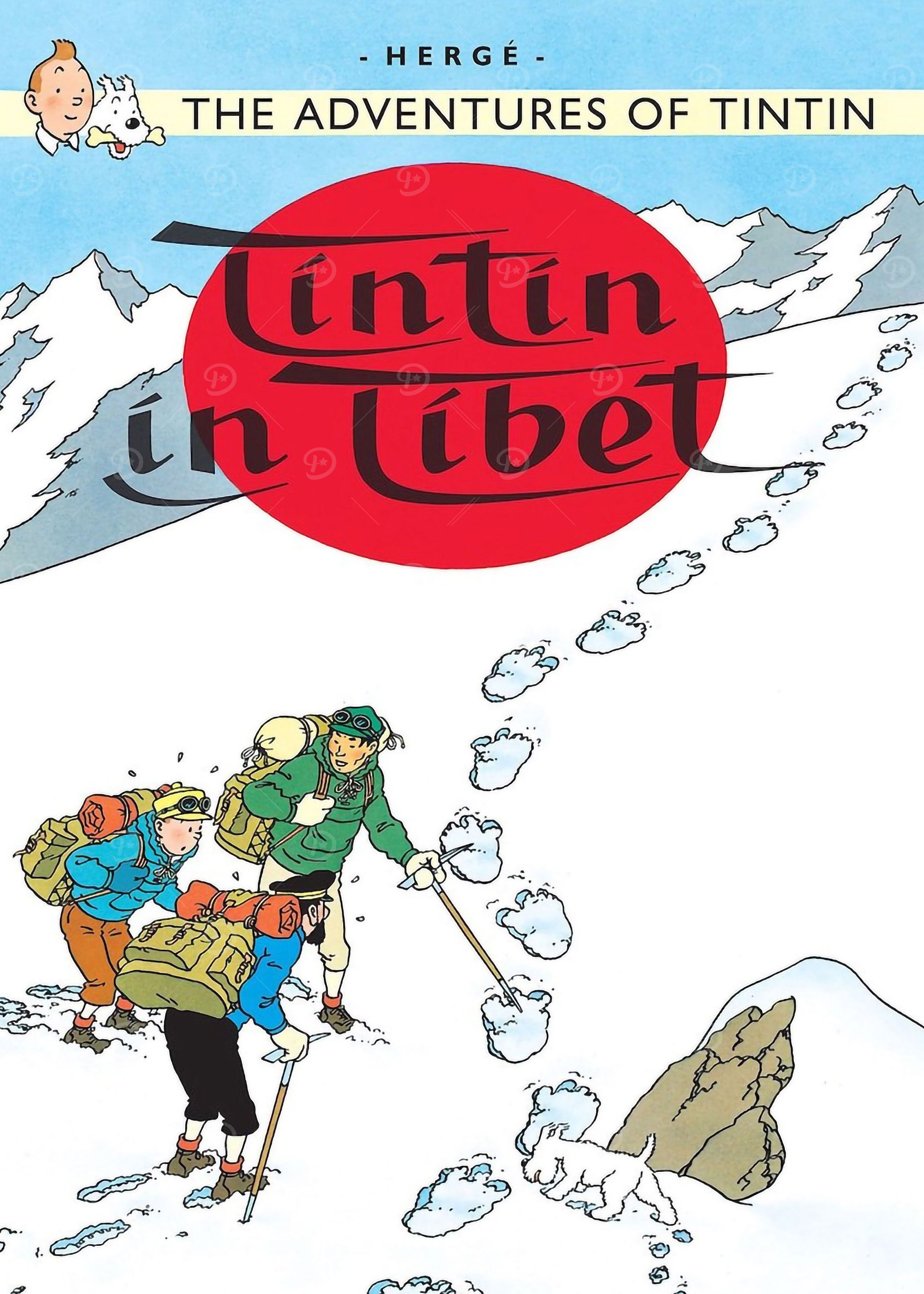 Tintin In Tibet Poster