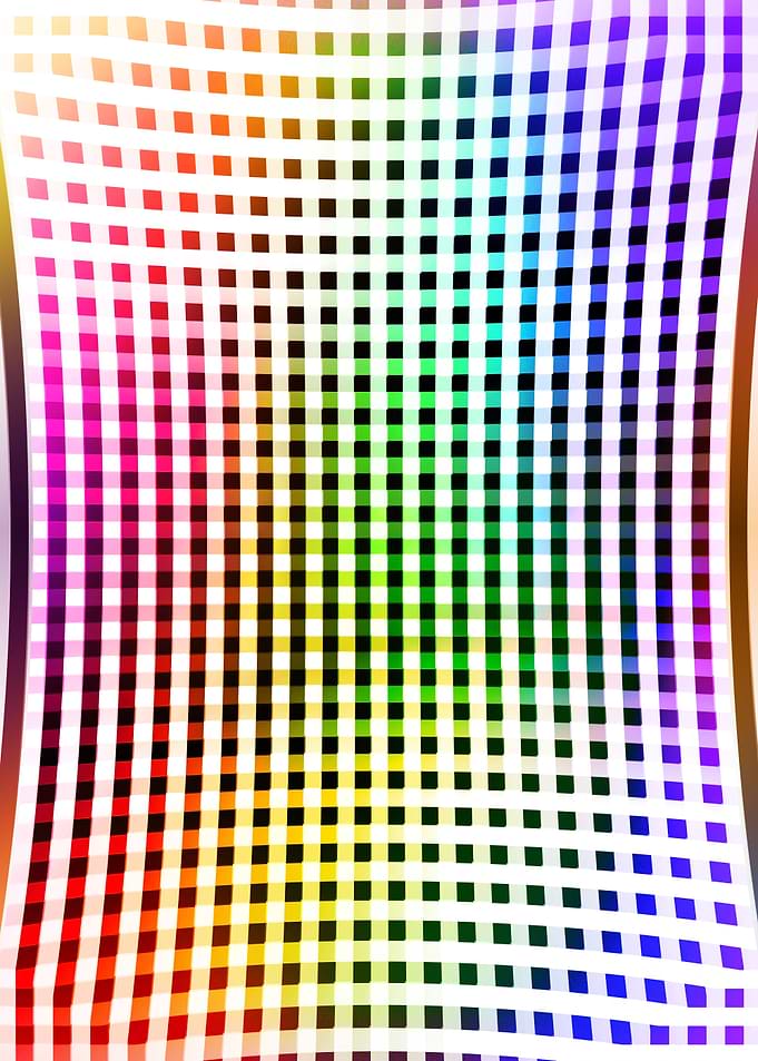 Illusion colorful design