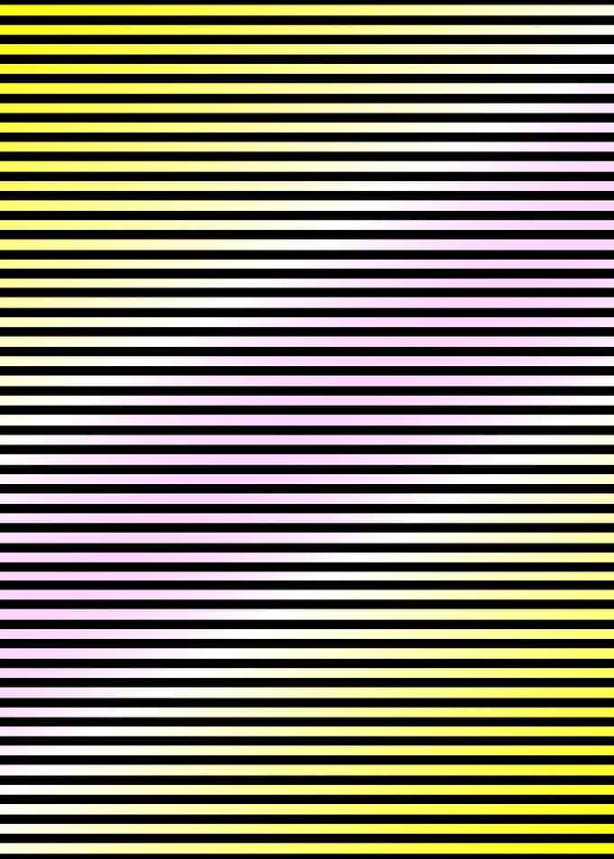 Illusion with lines design