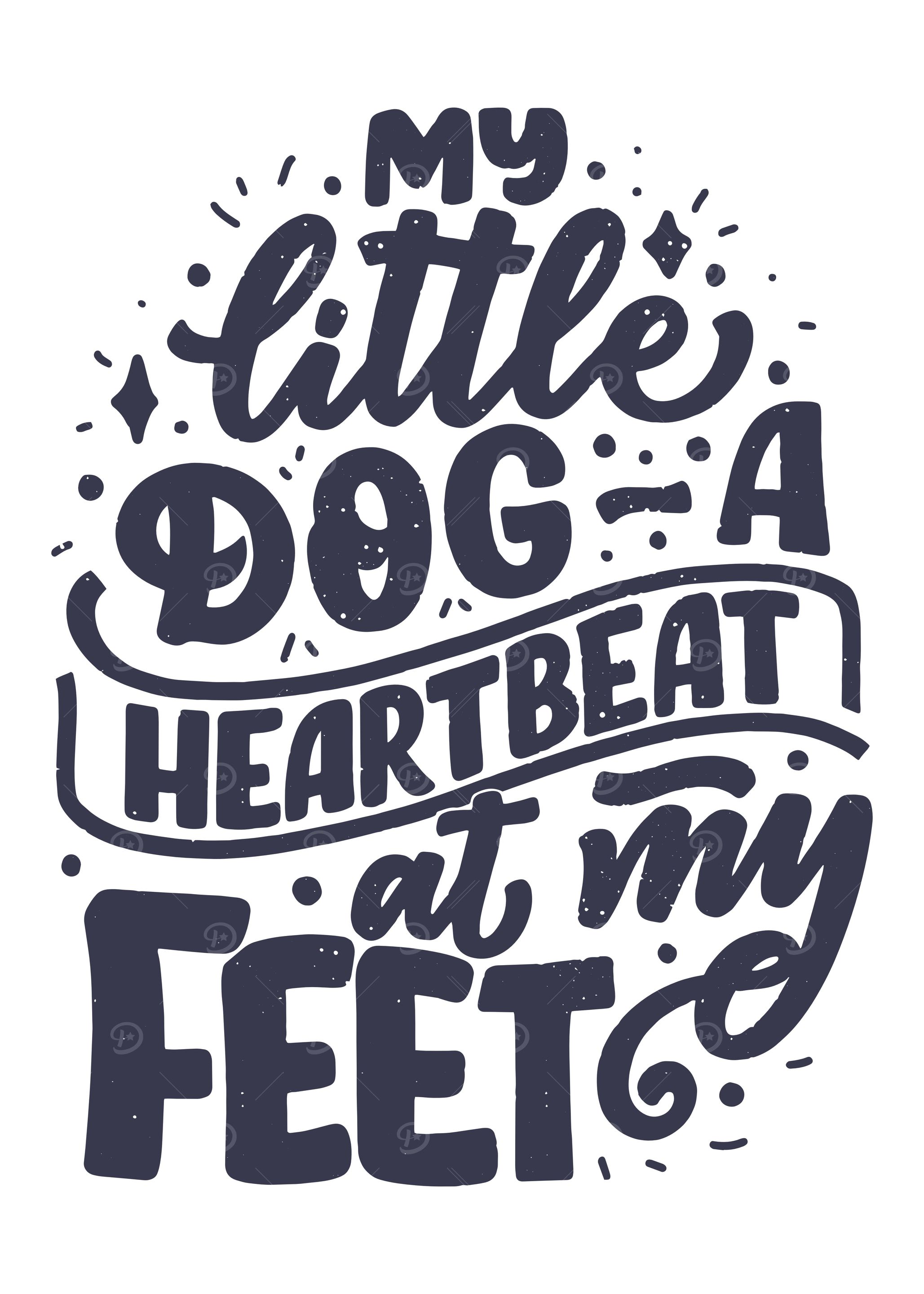 My little Dog a Heartbeat