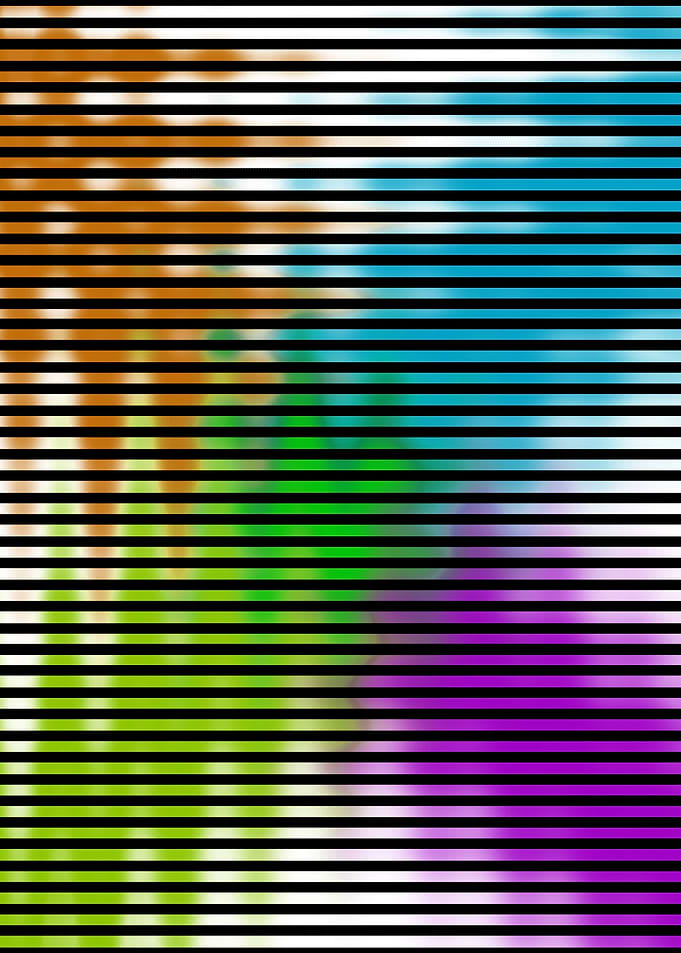 Colorful illusion design