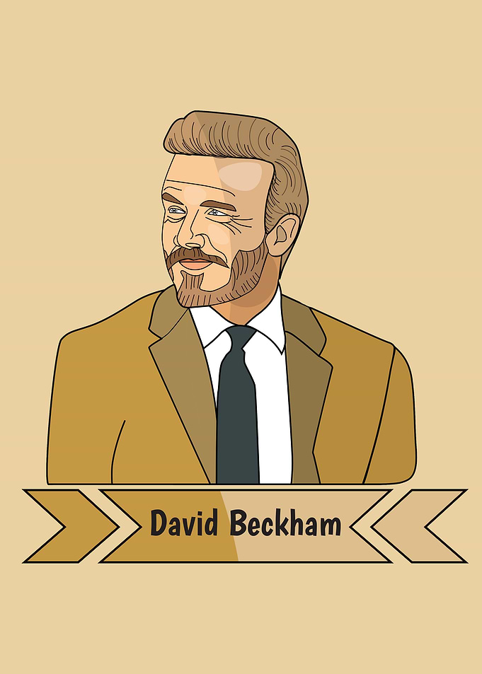 David Beckham portrait